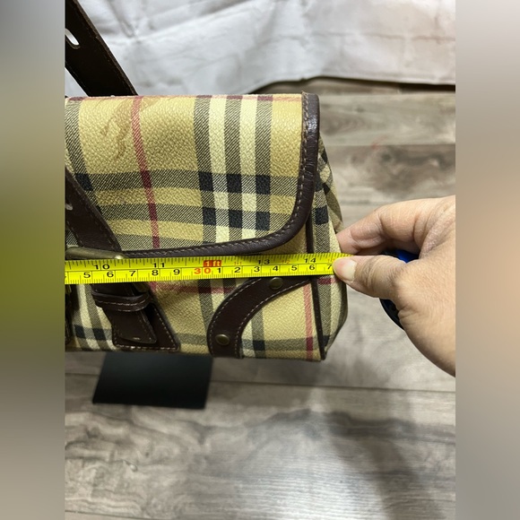 Burberry Rare and Vintage Haymarket Check Shoulder Bag - Picture 10 of 11